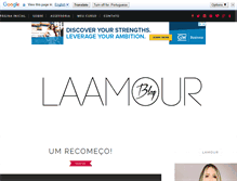 Tablet Screenshot of laamourblog.com